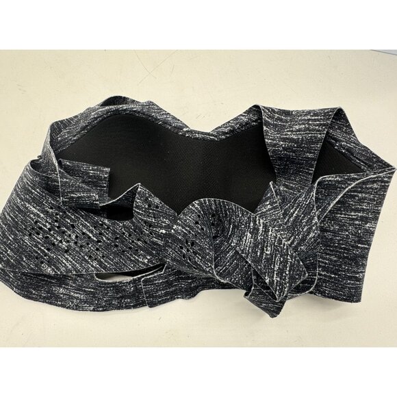 Victorias Secret Speckled Sports Bra Gray Racerback 34B Strappy Back Activewear - Picture 11 of 11